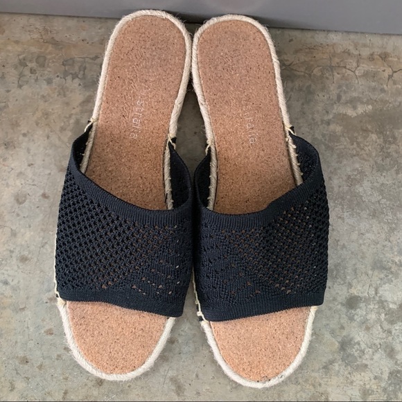 Emu Australia Espadrille Cork Slip on Slide Sandals Size 11 - Picture 3 of 10